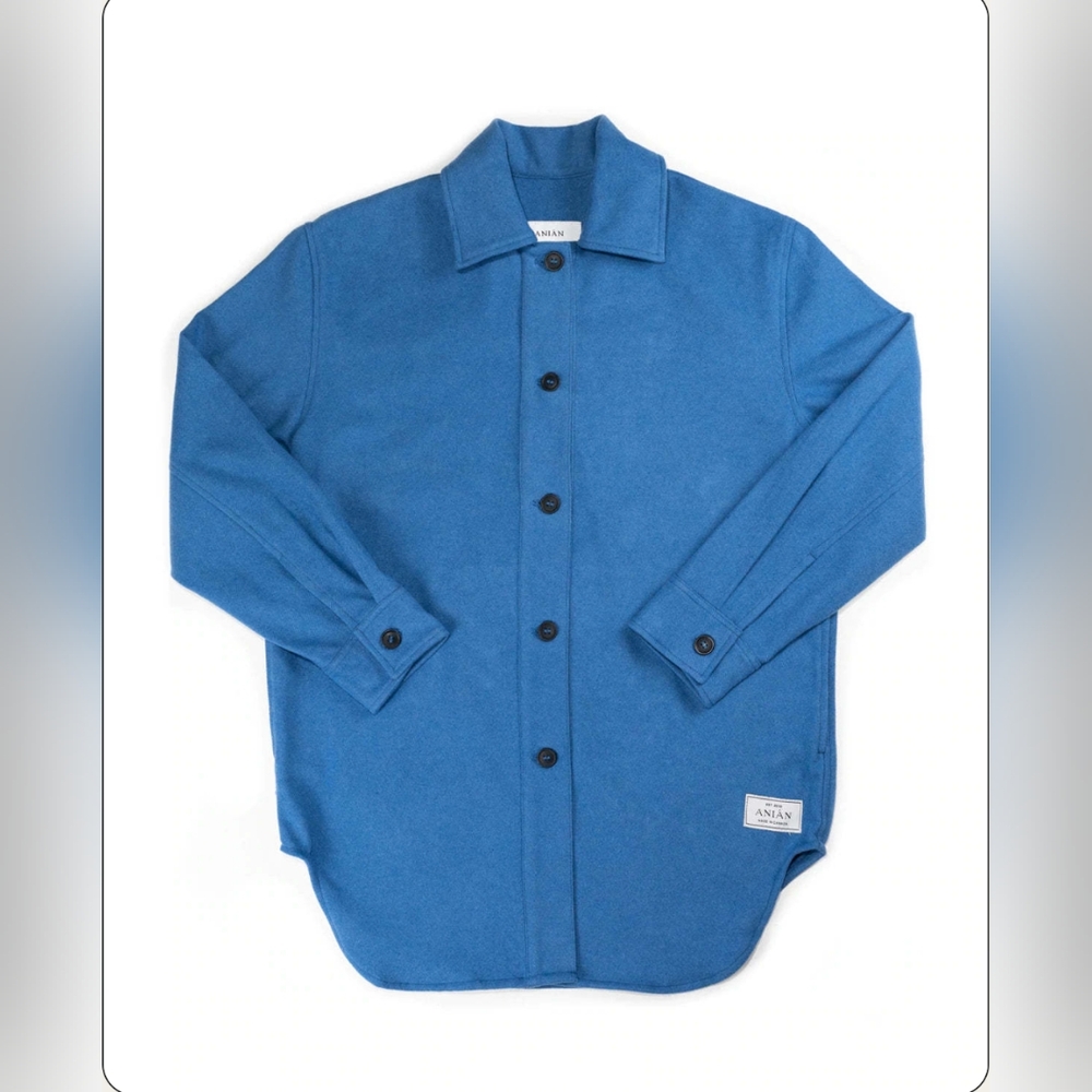 Anian Women's Blue Painter's Coat